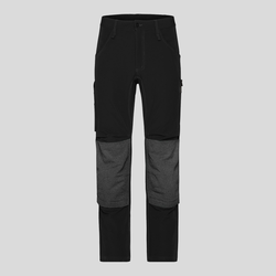 JN1813 James&Nicholson Pantalone leggero da lavoro stretch con rinforzo in cordura 73% polyamide, 17% cotton, 10% elastane