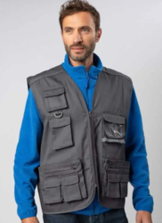 BS511 Black Spider Gilet da Lavoro multitasche