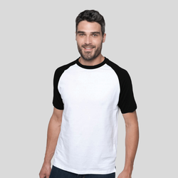 K330 Kariban Baseball T-shirt bicolore uomo maniche raglan in contrasto 100% cotone 165gr