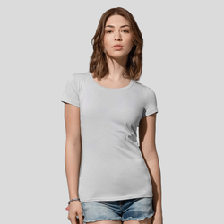 ST9700 Stedman Claire T-shirt donna manica corta Slim fit 95% cotone 5%elastan 170gr