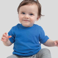 BZ02 BabyBugz Baby T-Shirt retro con bottoni automatici 100%cotone