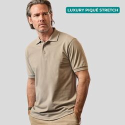 1405 Tee Jays Luxury Stretch Polo uomo 3 bottoni luxury stretch 95% cotone 5% elastane 215gr