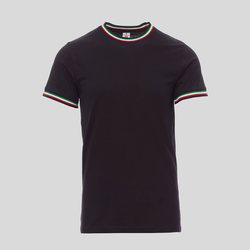 Flag Payper T-shirt manica corta con tricolore Classic fit 100% cotone 150gr