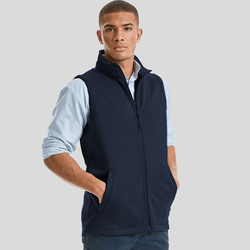 R041M Russell Gilet uomo in softshell