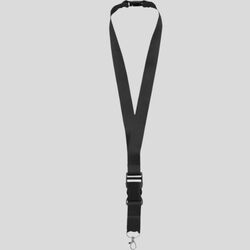 YOGI Lanyard Laccio porta badge in poliestere h 2,5 cm  con sgancio di sicureza e fibbia staccabile