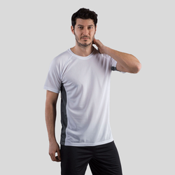 SP101 Sprintex T-shirt manica corta raglan bicolore Classic fit 100% poliestere 140gr