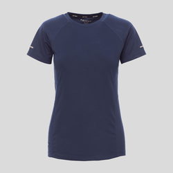 Running Lady Payper T-shirt girocollo donna manica raglan e inserti riflettenti Regular fit 100% pol