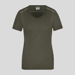 JN889 James&Nicholson t-shirt da lavoro donna lavabile a 60° misto poliestere/cotone