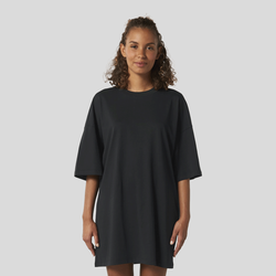 STDW141 Stanley&Syella Twister T-shirt Oversize lunga/Vestito da donna 100% cotone biologico 155g