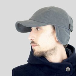 ATSNST ATLANTIS Snow Flap Stopper Cappello con protezione orecchie in 100% pile