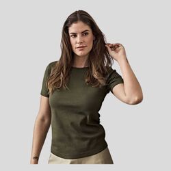 580 Tee Jays T-shirt donna interlock 100% cotone organico 220 gr