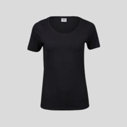 450 Tee Jays T-shirt girocollo da donna lavata agli enzimi 90% cotone 10% elastan 195 g/m2 