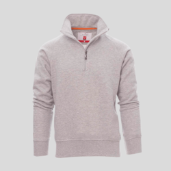 Miami+ Summer Payper Felpa uomo leggera zip corta in french terry maniche raglan 80% cotone 20% poliestere 280g