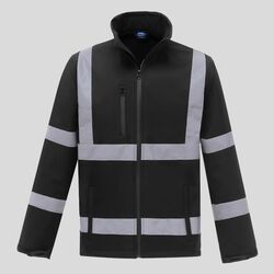 HVK09 Yoko Softshell Alta visibilità con bande 3M a tre strati 100% poliestere