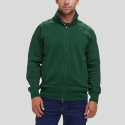 Alabama Felpa uomo zip lunga due Tasche a filetto con zip Felpata internamente 70% cotone 30% poliestere 280gr