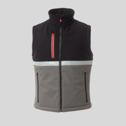Wise Pad Vest Payper Gilet soft-shell imbottito idrorepellente e antivento con banda retroriflettente 78% nylon 22% elastan 330gr