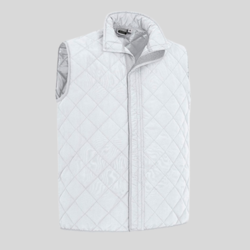 Barens Gilet da lavoro imbottito settore alimentare con chiusura in velcro 100% poliestere 400gr