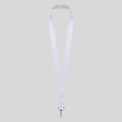 1PL0401G Lanyard Lana Laccio h 2cm in PET riciclato con moschettone in metallo stampa in sublimazione full color fronte/retro