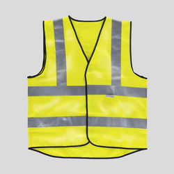 HVTT20 Gilet antistatico ignifugo alta visibilità con bande riflettenti chiusura con velcro EN 1149-5 EN ISO 20471:2013 CL.2 EN ISO 14116 98% poliestere 2% antistatico 160gr