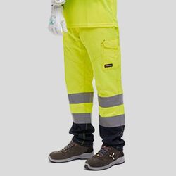 Charter Polar Payper Pantalone invernale da lavoro alta visibilità 50% cotone 50% poliestere 250gr EN 20471 CL 2 