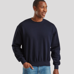 2760 Fruit of the Loom Supercotton Sweat Felpa girocollo 70% cotone 30% poliestere 405g/m²