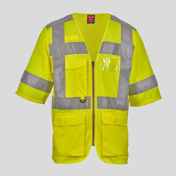 Exo Mesh Payper Gilet sfoderato a manica corta in alta visibilità in tessuto mesh traspirante 100% poliestere 145gr EN ISO 20471 Classe III