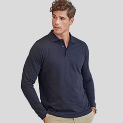 1406 Tee Jays Luxury Stretch Polo uomo manica lunga di alta qualità 95% cotone 5% elastan 215g