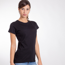 BSW150 Black Spider Maglietta Donna Personalizzata 100% Cotone 