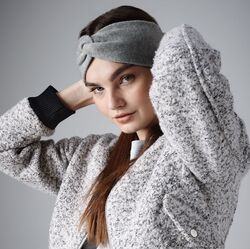B432 Beechfield Fascia in maglia intrecciata a doppio strato