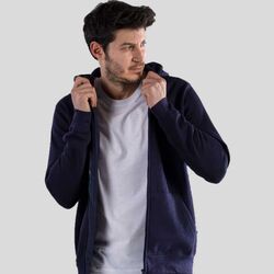 BS333 BlackSpider felpa con cappuccio e zip lunga 70% cotone 30% poliestere 280g